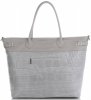 Bőr táska shopper bag Vittoria Gotti világosszürke V691622